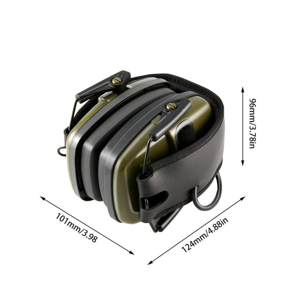 Noise-cancelling Headphones Noise-isolating Earmuffs For Outdoor Work(Black)