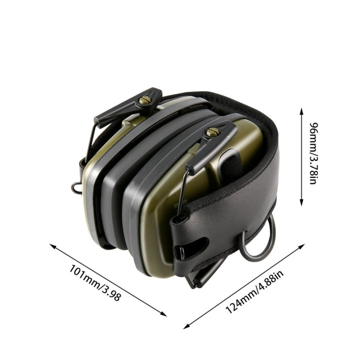 Noise-cancelling Headphones Noise-isolating Earmuffs For Outdoor Work(Black)