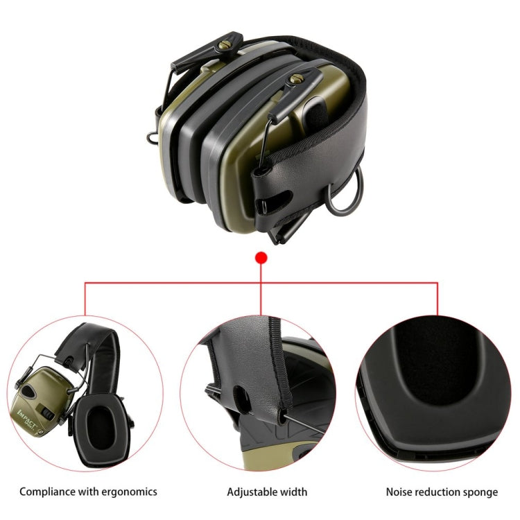 Noise-cancelling Headphones Noise-isolating Earmuffs For Outdoor Work(Black)