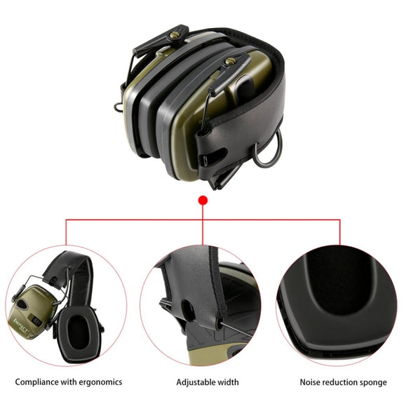Noise-cancelling Headphones Noise-isolating Earmuffs For Outdoor Work(Black)