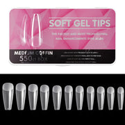 Scratch-free Ultra-thin Seamless Manicure Nail Plate, Shape: 01 Frosted T Type