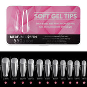 Scratch-free Ultra-thin Seamless Manicure Nail Plate, Shape: 01 Frosted T Type