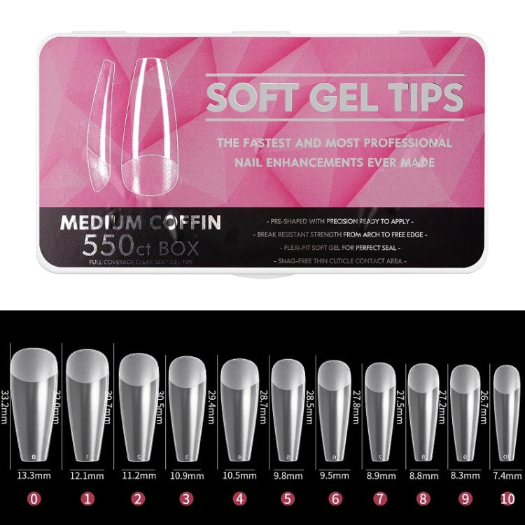 Scratch-free Ultra-thin Seamless Manicure Nail Plate, Shape: 01 Frosted T Type