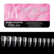 Scratch-free Ultra-thin Seamless Manicure Nail Plate, Shape: 02 Half Sand Water Droplets