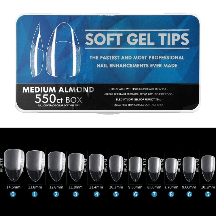 Scratch-free Ultra-thin Seamless Manicure Nail Plate, Shape: 04 Half Sand Short Water Drop