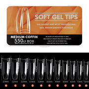 Scratch-free Ultra-thin Seamless Manicure Nail Plate, Shape: 08 Long Arc