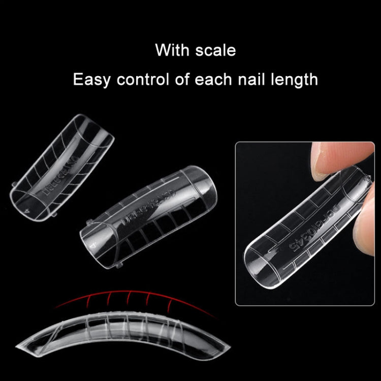 2 Boxes Nail Crystal Rapid Light Therapy Extension Nail Model, Shape: 120 PCS 01