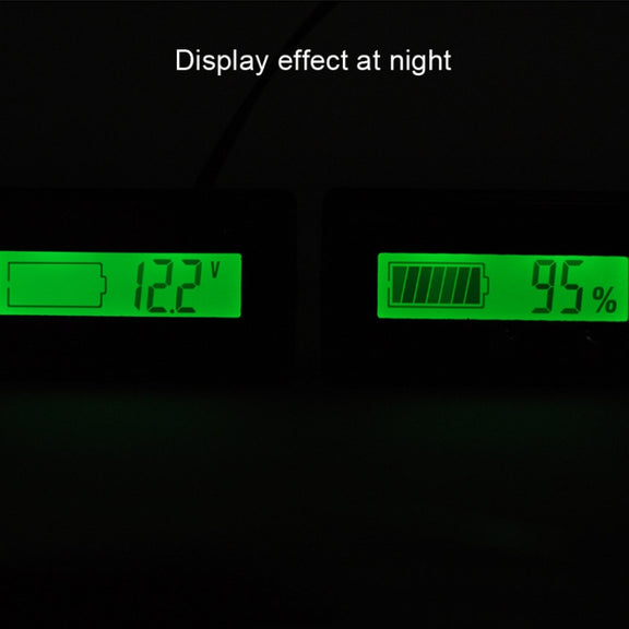 L6133 LCD Electric Motorcycle Power Display, Style: Button Front White Backlight