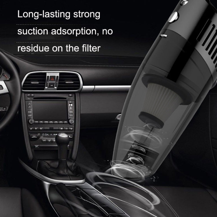 L2554 Car Portable Handheld High-power Small Wired Vacuum Cleaner, Color: Elegant Black