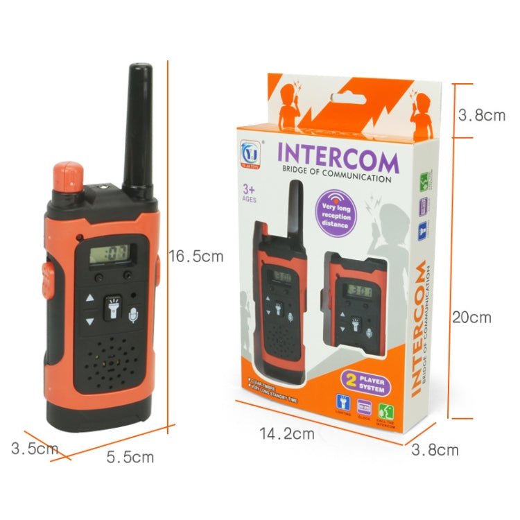 Children Walkie-talkie Remote Wireless Call  Parent-child Interactive Toy Phone(Red)