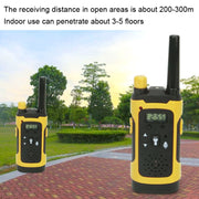 Children Walkie-talkie Remote Wireless Call  Parent-child Interactive Toy Phone(Yellow)