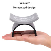 Portable Detachable Nail Art U-shaped Silicone Hand Pillow, Color: Black