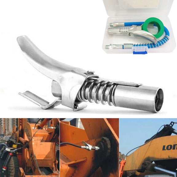 10000PSI Grease Coupler Coupling End Fitting 1/8 Inch NPT Adapter Connector ,Style: Plastic Shell Package