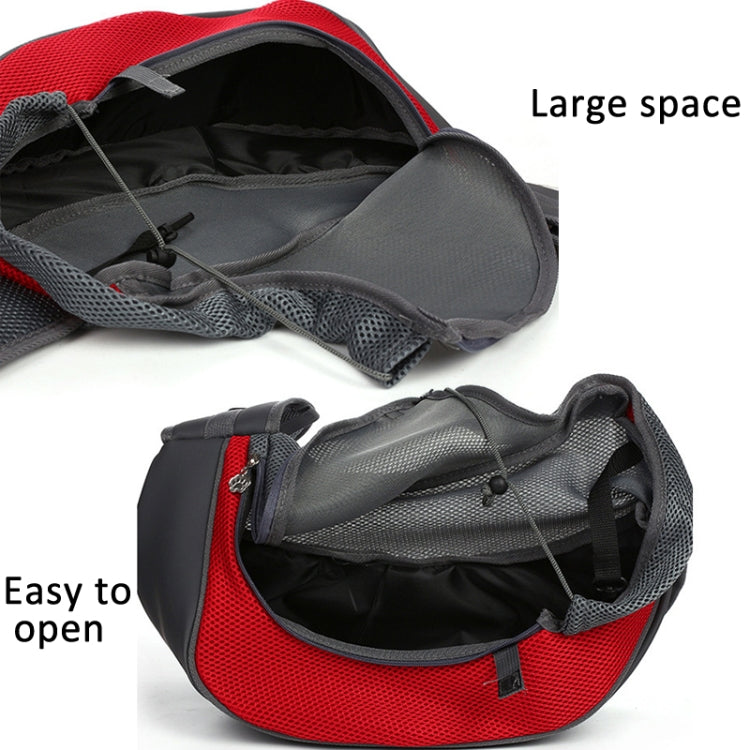 Pet Bag Widened Shoulder Strap Breathable Messenger Cat Bag,Size: Small(Purple)