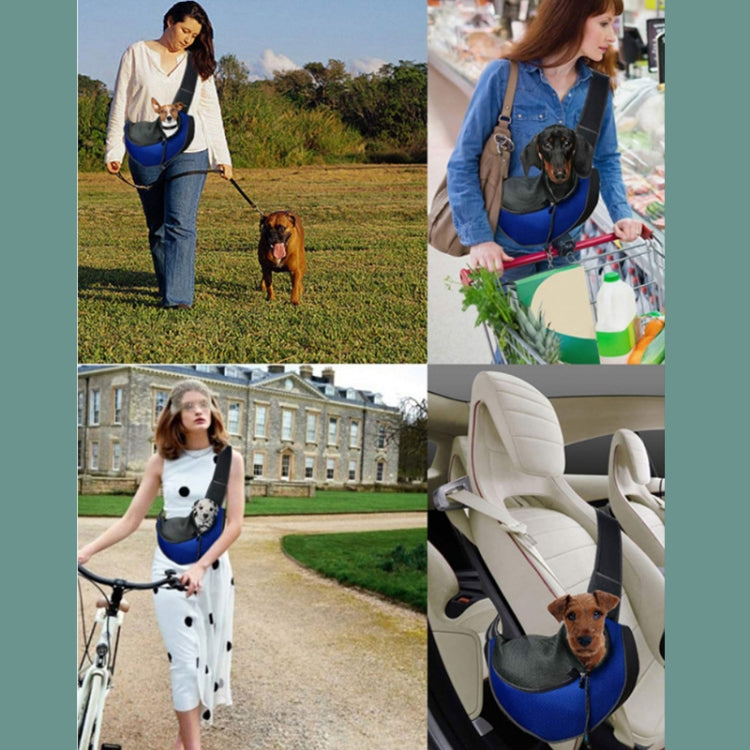Pet Bag Widened Shoulder Strap Breathable Messenger Cat Bag,Size: Small(Rose Red)
