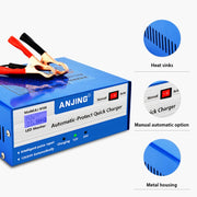 ANJING AJ-618E Battery Charger Car Battery Repairer, Model: US Plug
