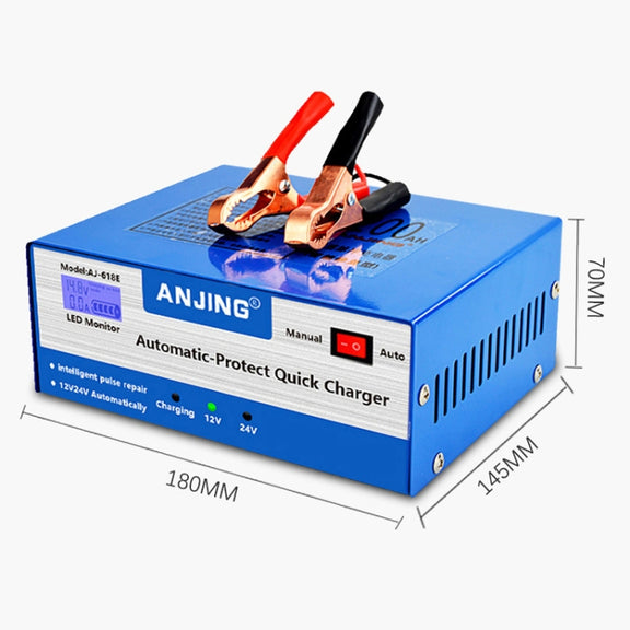 ANJING AJ-618E Battery Charger Car Battery Repairer, Model: UK Plug