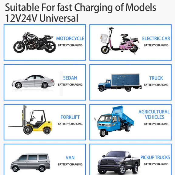 ANJING AJ-618E Battery Charger Car Battery Repairer, Model: UK Plug