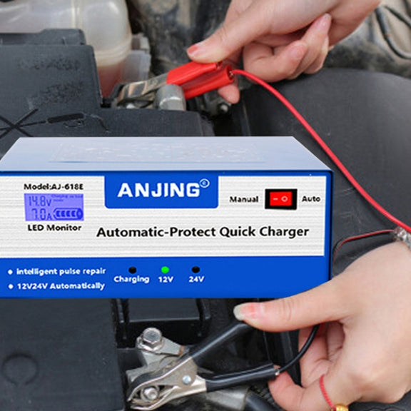 ANJING AJ-618E Battery Charger Car Battery Repairer, Model: AU Plug