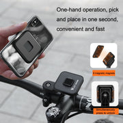 WEST BIKING YP0715060 Bicycle Strong Magnetic Attraction 360 Degree Rotating Navigation Phone Bracket(Black)