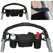 Baby Stroller Rear Hanging Bag Baby Bottle Cup Bag, Color: Black