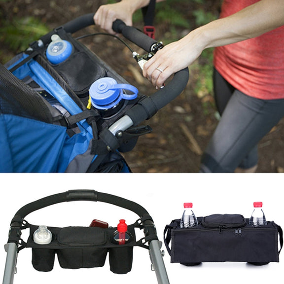 Baby Stroller Rear Hanging Bag Baby Bottle Cup Bag, Color: Red