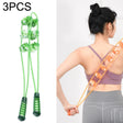 3PCS Plastic Back Puller Shoulder Waist Back Manual Roller Massager, Style: Three Wheels (Green) - free shipping - PMC TechLife - Order now!