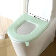 Household Thickened Water-resistant Washable Toilet Seat, Color: Green