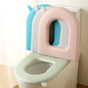 Household Thickened Water-resistant Washable Toilet Seat, Color: Green