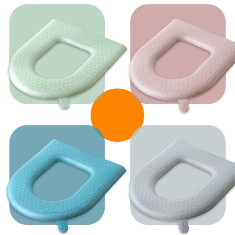 Household Thickened Water-resistant Washable Toilet Seat, Color: Gray