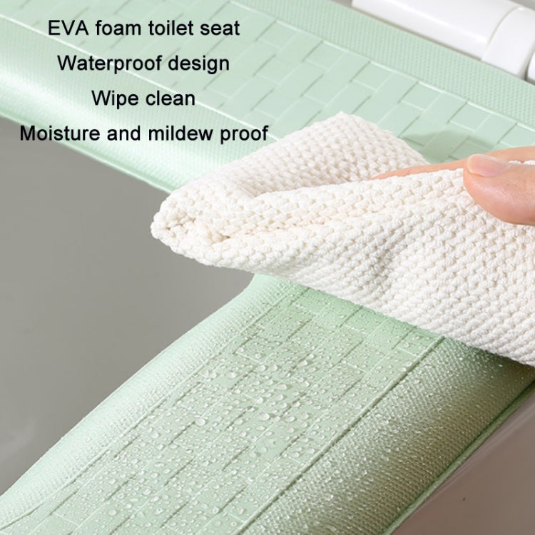 Household Thickened Water-resistant Washable Toilet Seat, Color: Gray