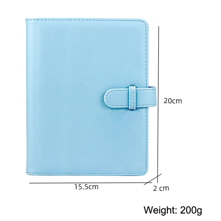 3 Inch PU Leather Retro Photo Album Photo Storage Commemorative Book(Black)