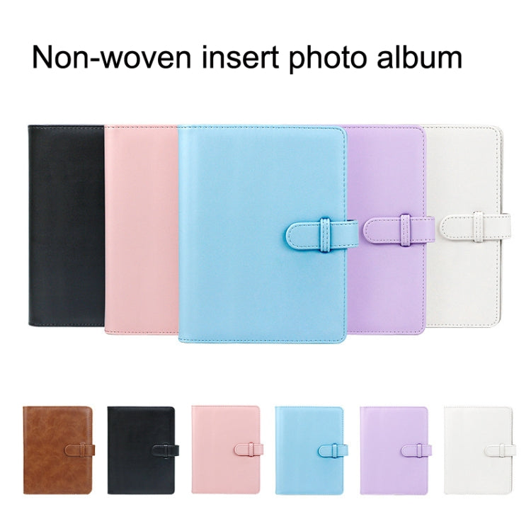 3 Inch PU Leather Retro Photo Album Photo Storage Commemorative Book(Brown)