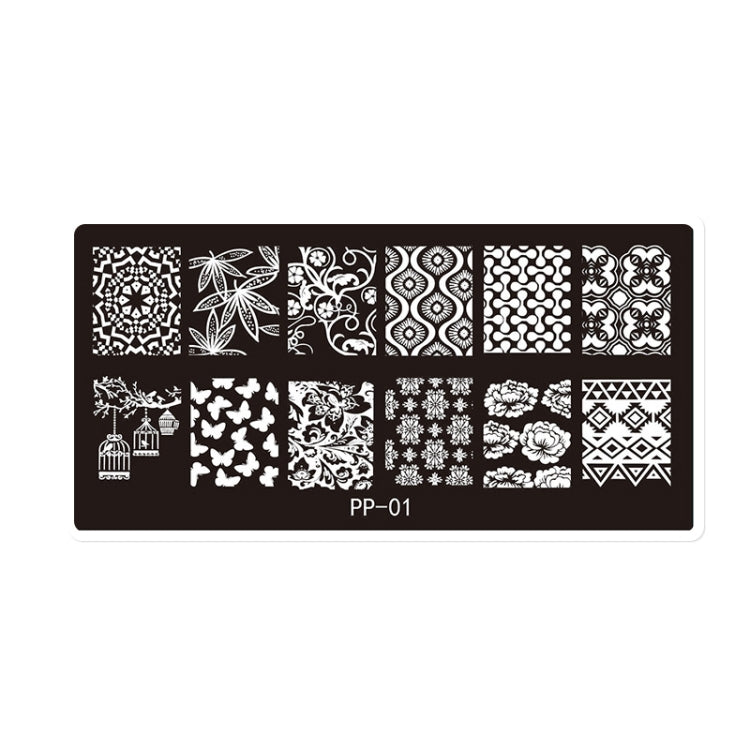 Butterfly Dream Nail Art Printed Steel Plate(E084-1)