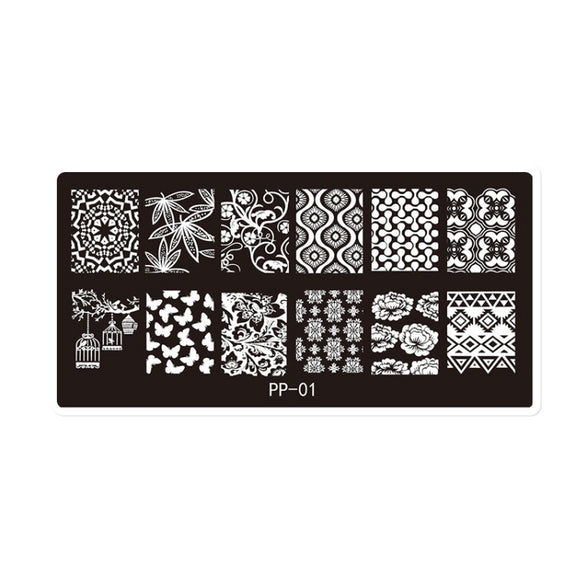 Butterfly Dream Nail Art Printed Steel Plate(E084-1)