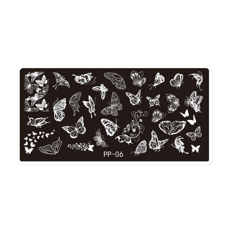 Butterfly Dream Nail Art Printed Steel Plate(E084-6)
