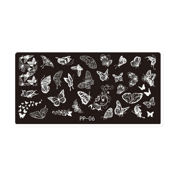 Butterfly Dream Nail Art Printed Steel Plate(E084-6)