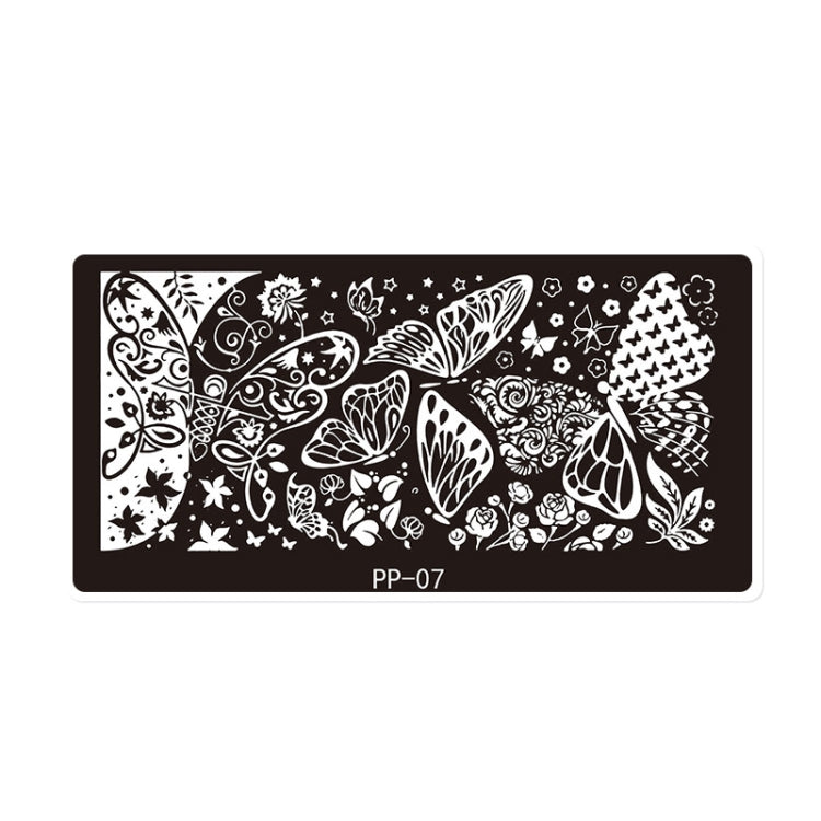 Butterfly Dream Nail Art Printed Steel Plate(E084-7)