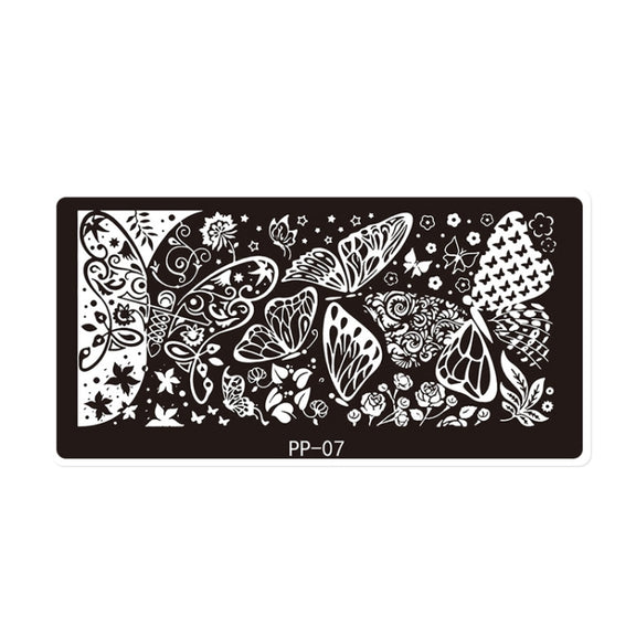Butterfly Dream Nail Art Printed Steel Plate(E084-7)