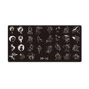 Butterfly Dream Nail Art Printed Steel Plate(E084-10)