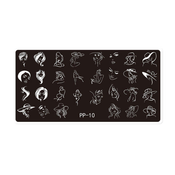 Butterfly Dream Nail Art Printed Steel Plate(E084-10)