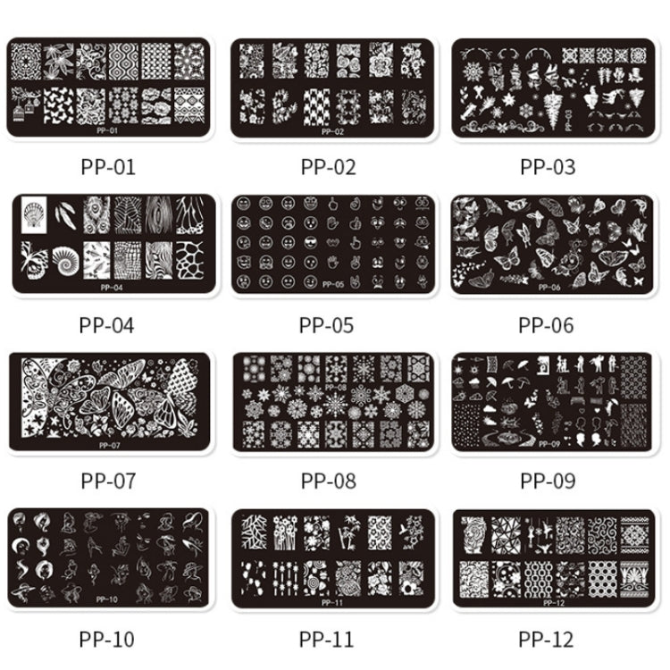 Butterfly Dream Nail Art Printed Steel Plate(E084-11)