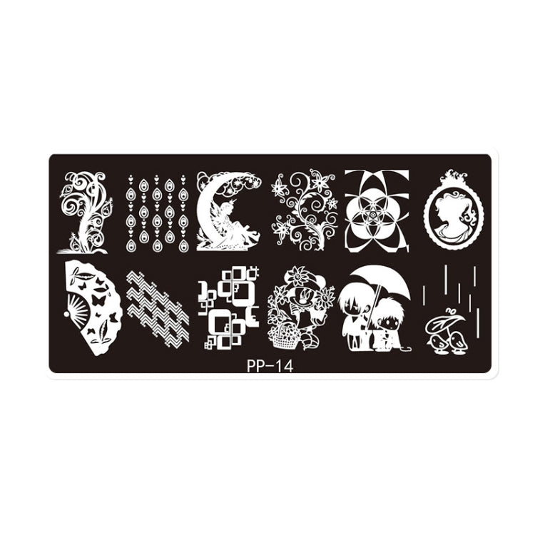 Butterfly Dream Nail Art Printed Steel Plate(E084-14)