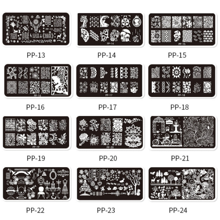 Butterfly Dream Nail Art Printed Steel Plate(E084-15)