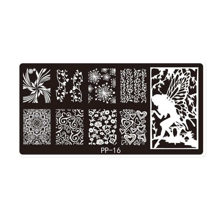 Butterfly Dream Nail Art Printed Steel Plate(E084-16)
