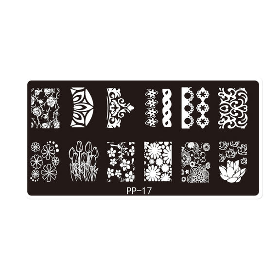 Butterfly Dream Nail Art Printed Steel Plate(E084-17)