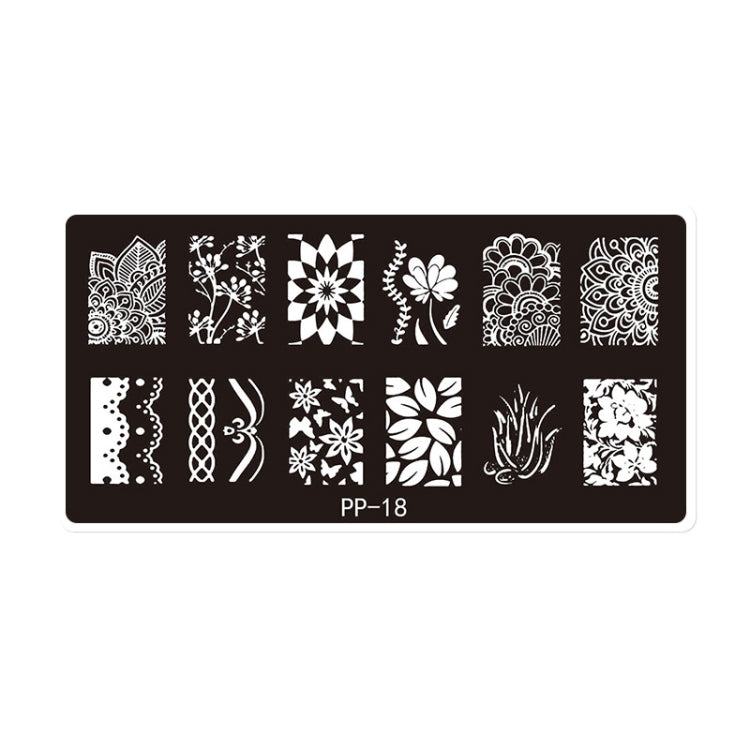 Butterfly Dream Nail Art Printed Steel Plate(E084-18)
