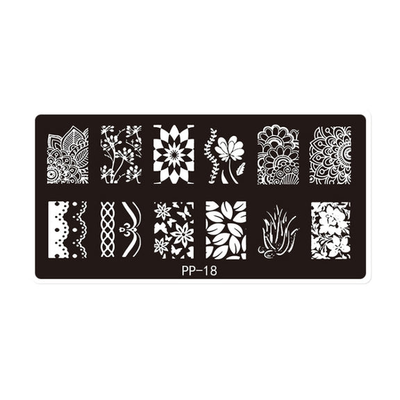 Butterfly Dream Nail Art Printed Steel Plate(E084-18)