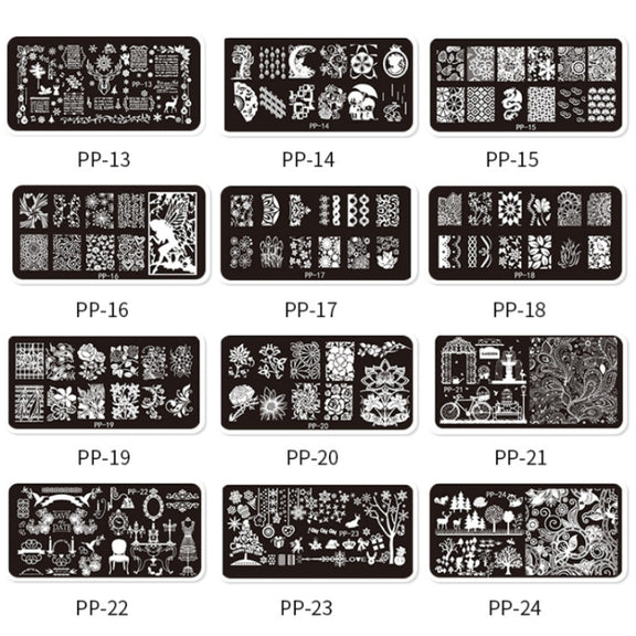 Butterfly Dream Nail Art Printed Steel Plate(E084-20)