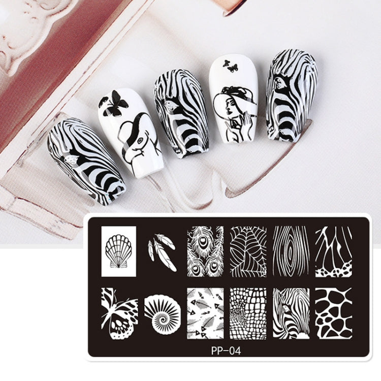 Butterfly Dream Nail Art Printed Steel Plate(E084-14)